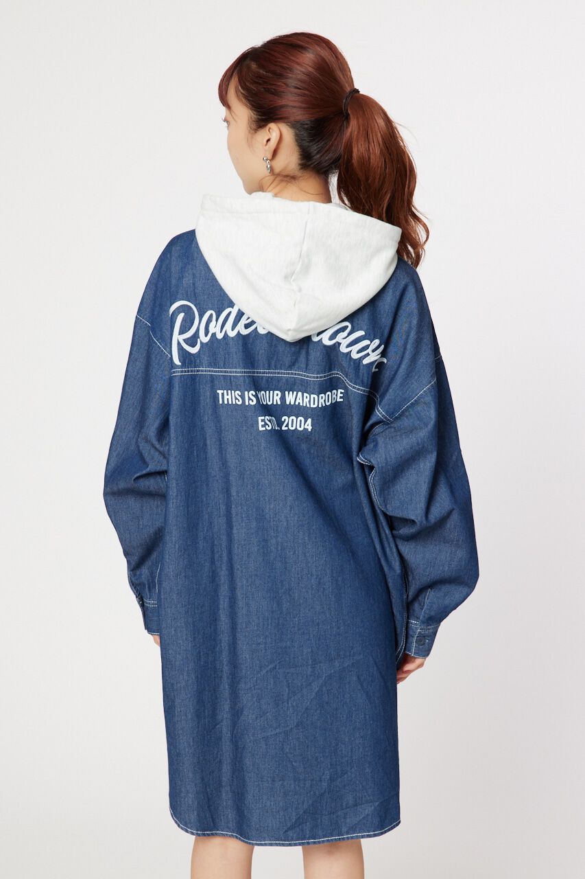 RODEO CROWNS「カラーステッチシャツワンピース」|ワンピース|