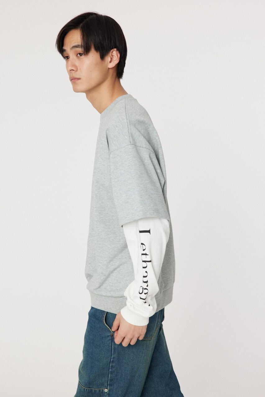 RODEO CROWNS「ミニ裏毛Sometimesレイヤードライクトップス」|Tシャツ・カットソー|