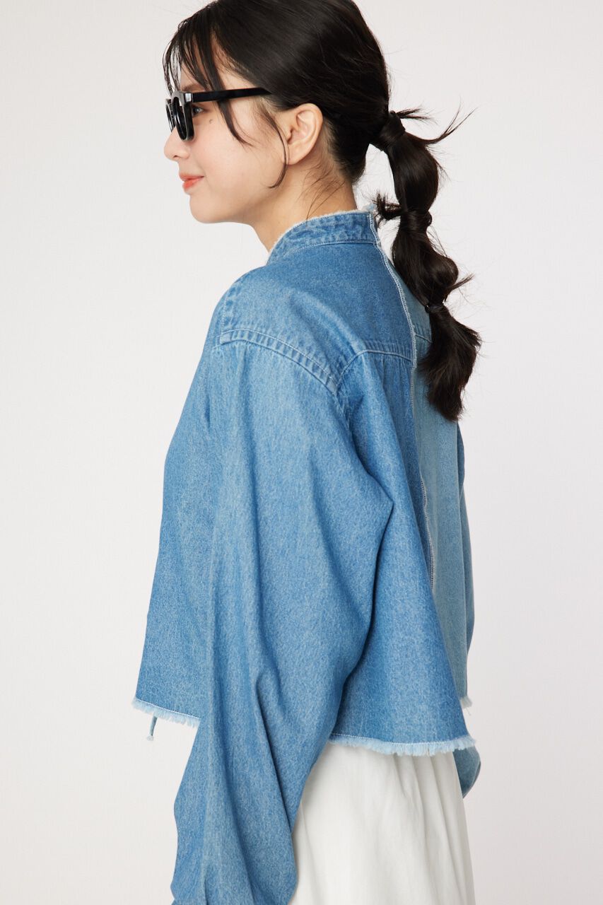 RODEO CROWNS「リボンクロップドシャツ」|シャツ・ブラウス|