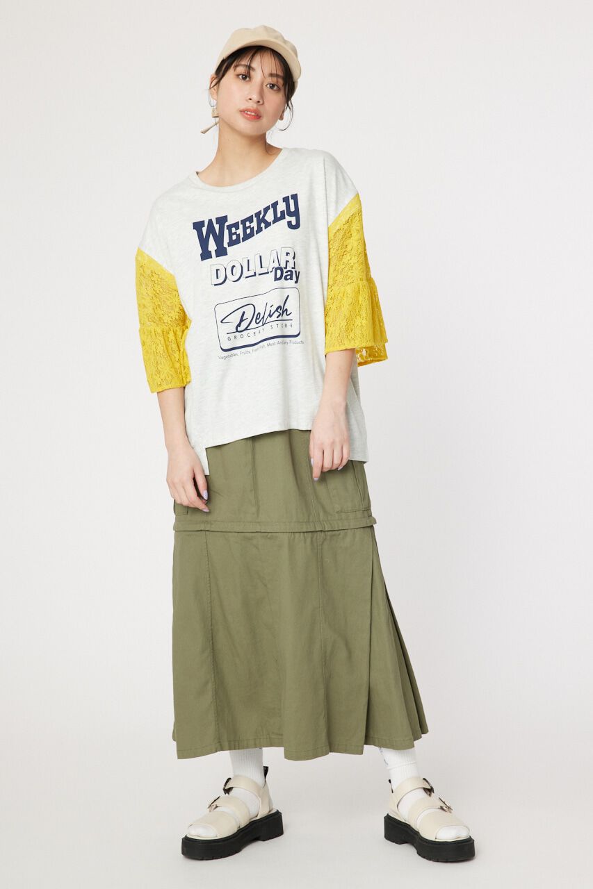 RODEO CROWNS「ドッキングレースラッフルTシャツ」|Tシャツ・カットソー|