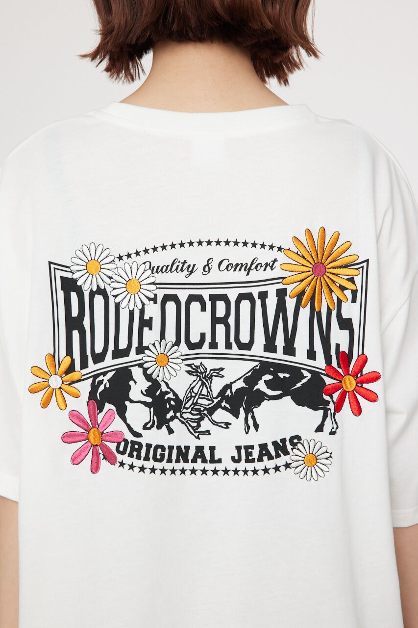 RODEO CROWNS「Flower Bloom Logo Tシャツ」|Tシャツ・カットソー|