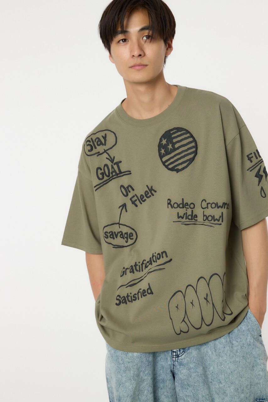 RODEO CROWNS「ラクガキハッポウ Tシャツ」|Tシャツ・カットソー|KHA