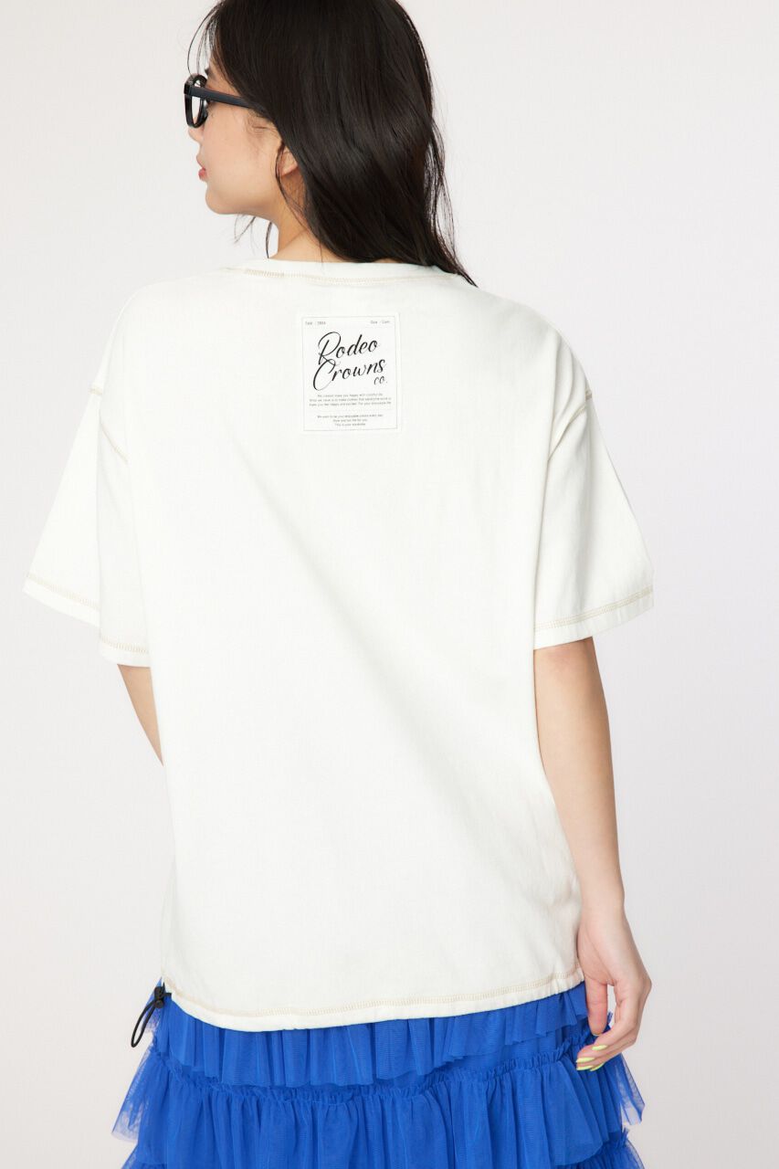 RODEO CROWNS「ドロストビッグTシャツ」|Tシャツ・カットソー|