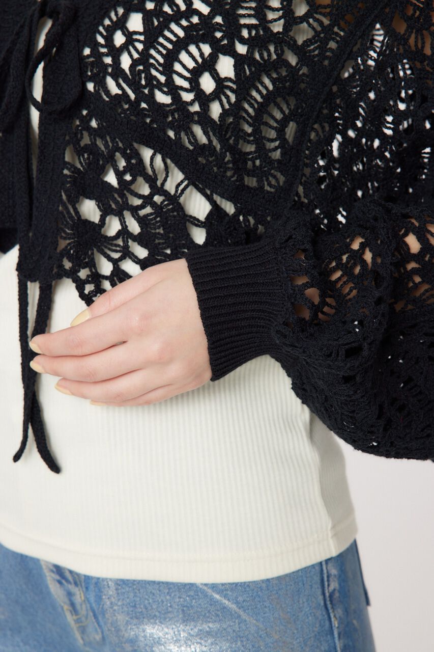 RODEO CROWNS「クロシェニットボレロ」|カーディガン|