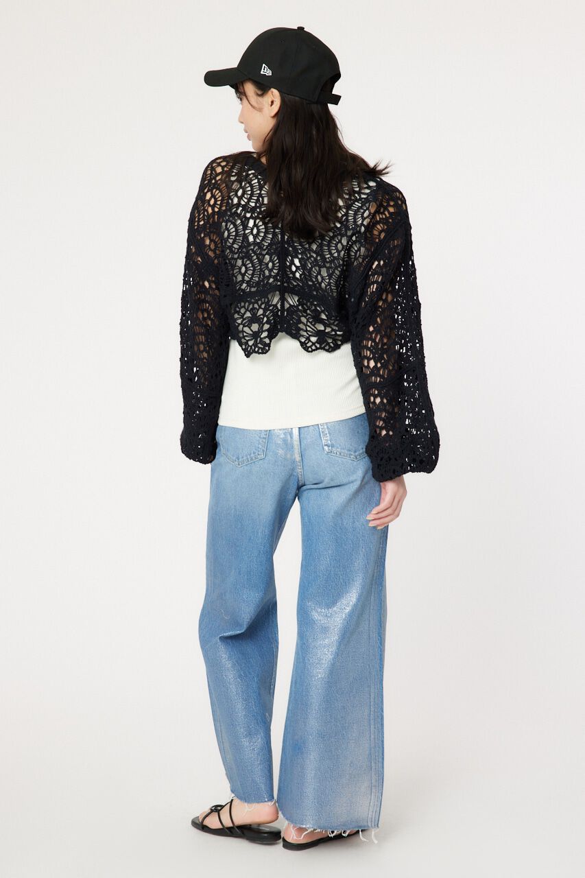 RODEO CROWNS「クロシェニットボレロ」|カーディガン|