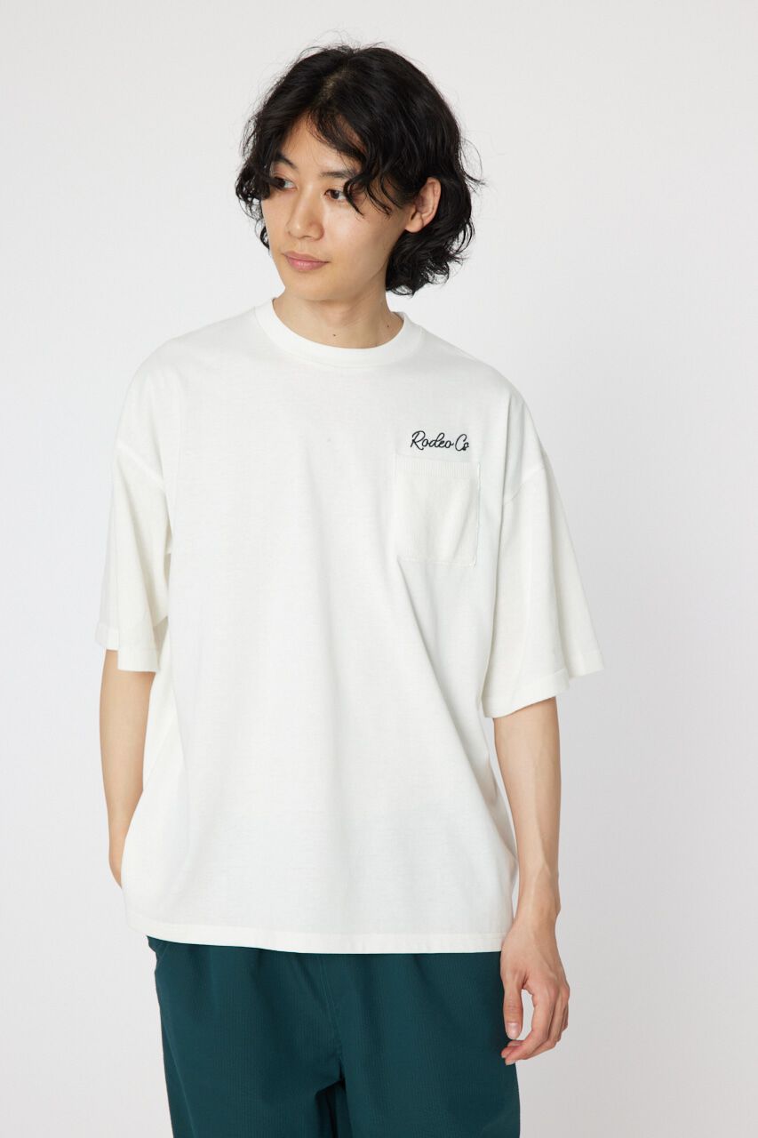 RODEO CROWNS「メンズドッキングロゴニットTシャツ」|ニット・セーター|