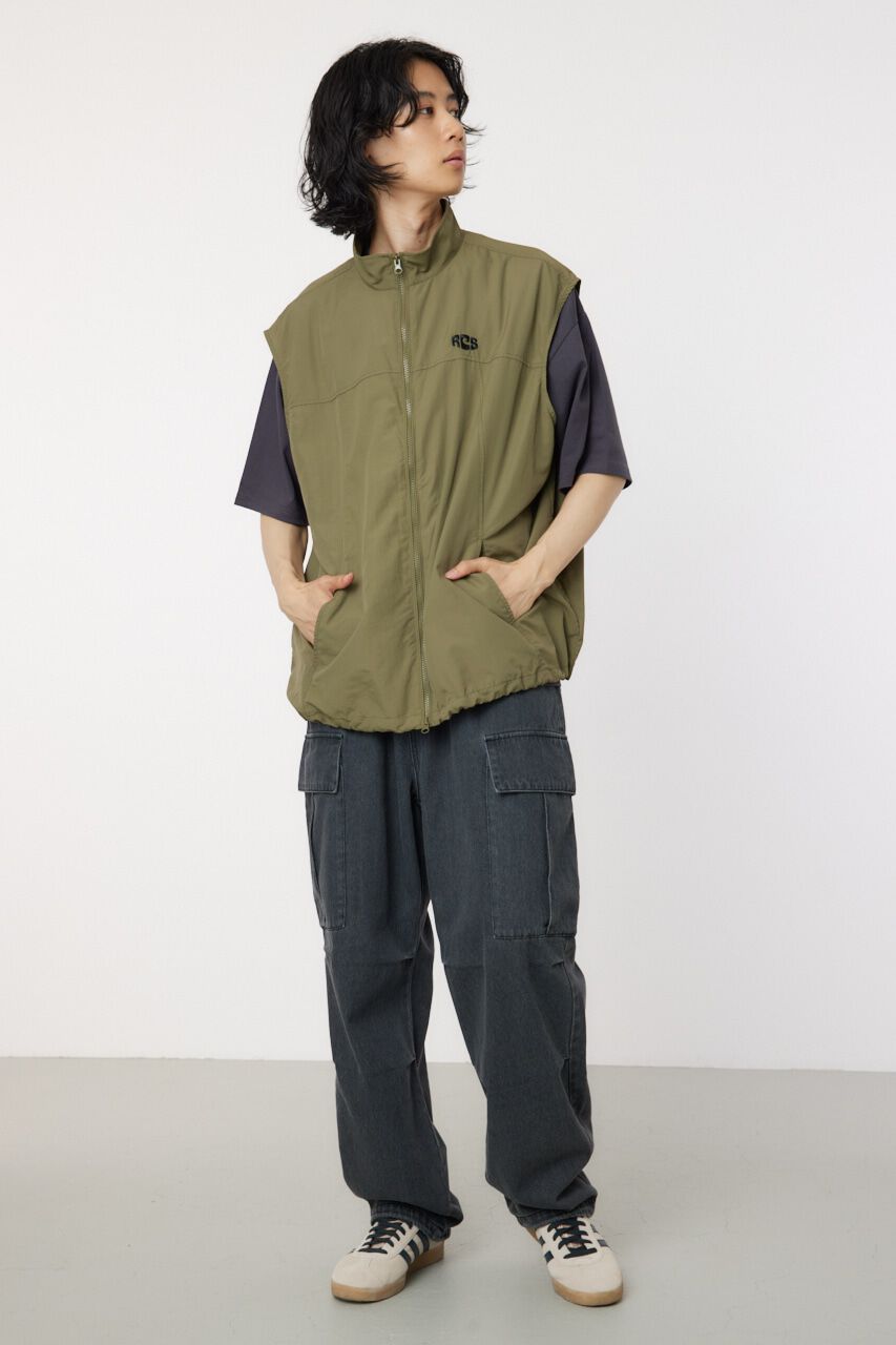 RODEO CROWNS「ワンポイントバルーンベスト」|ダウンベスト・ベスト|