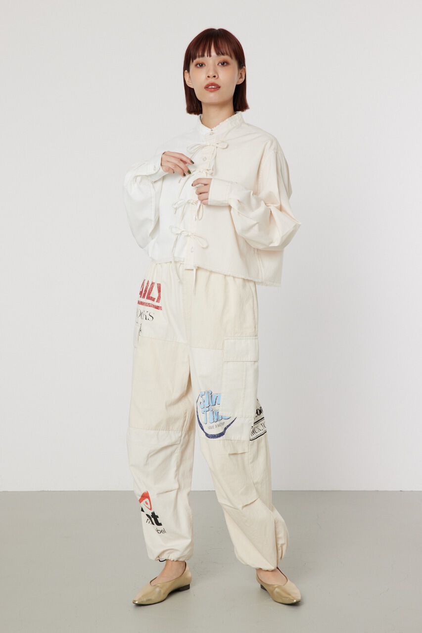 RODEO CROWNS「リボンクロップドシャツ」|シャツ・ブラウス|