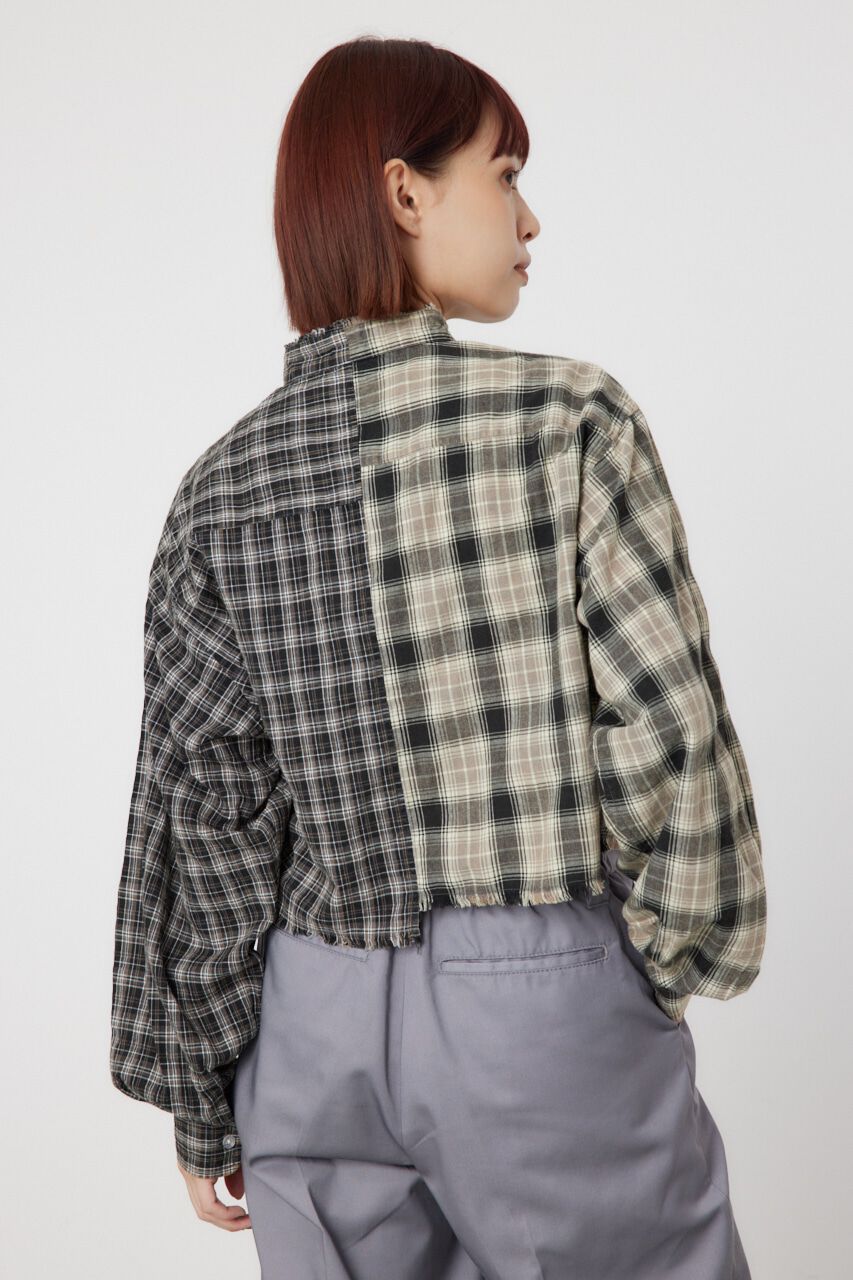 RODEO CROWNS「リボンクロップドシャツ」|シャツ・ブラウス|