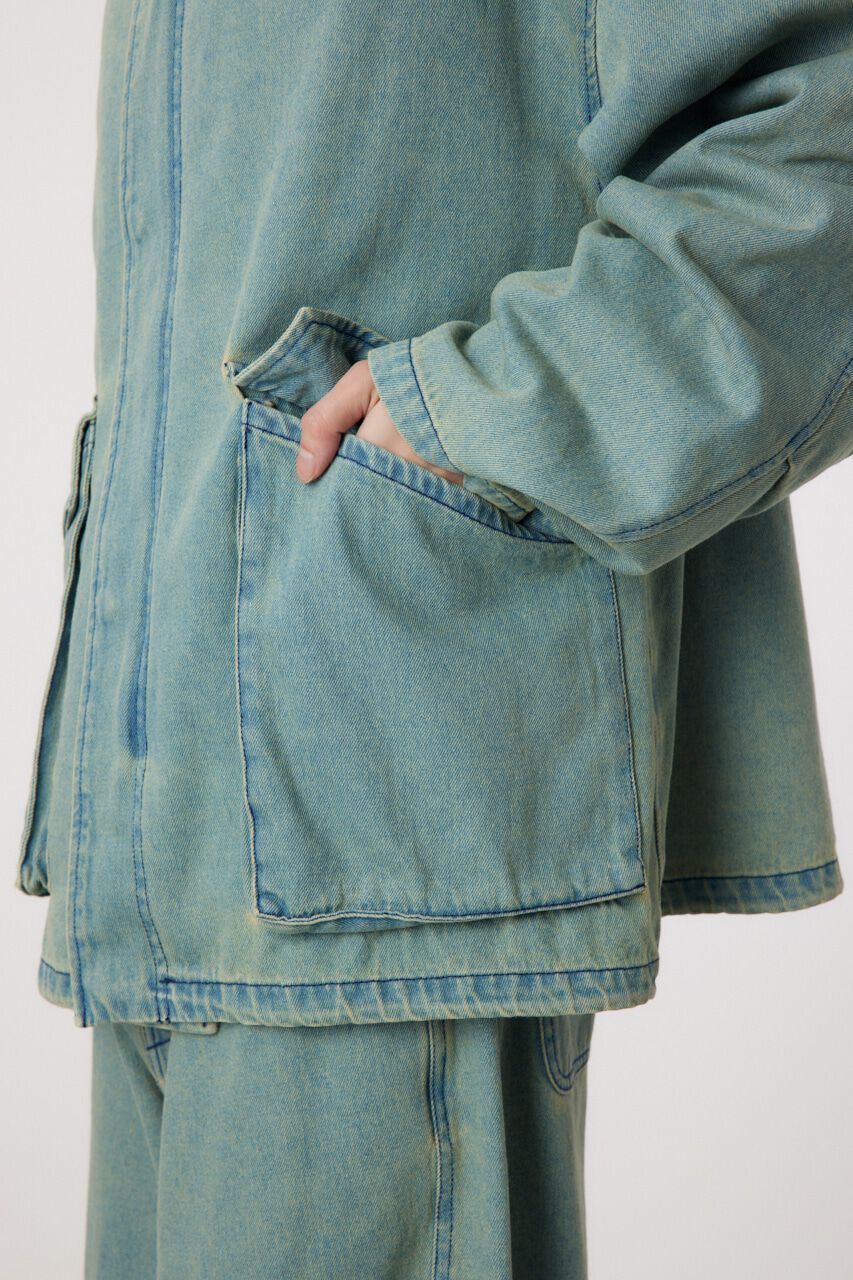 RODEO CROWNS「over denim zip JK」|デニムジャケット|