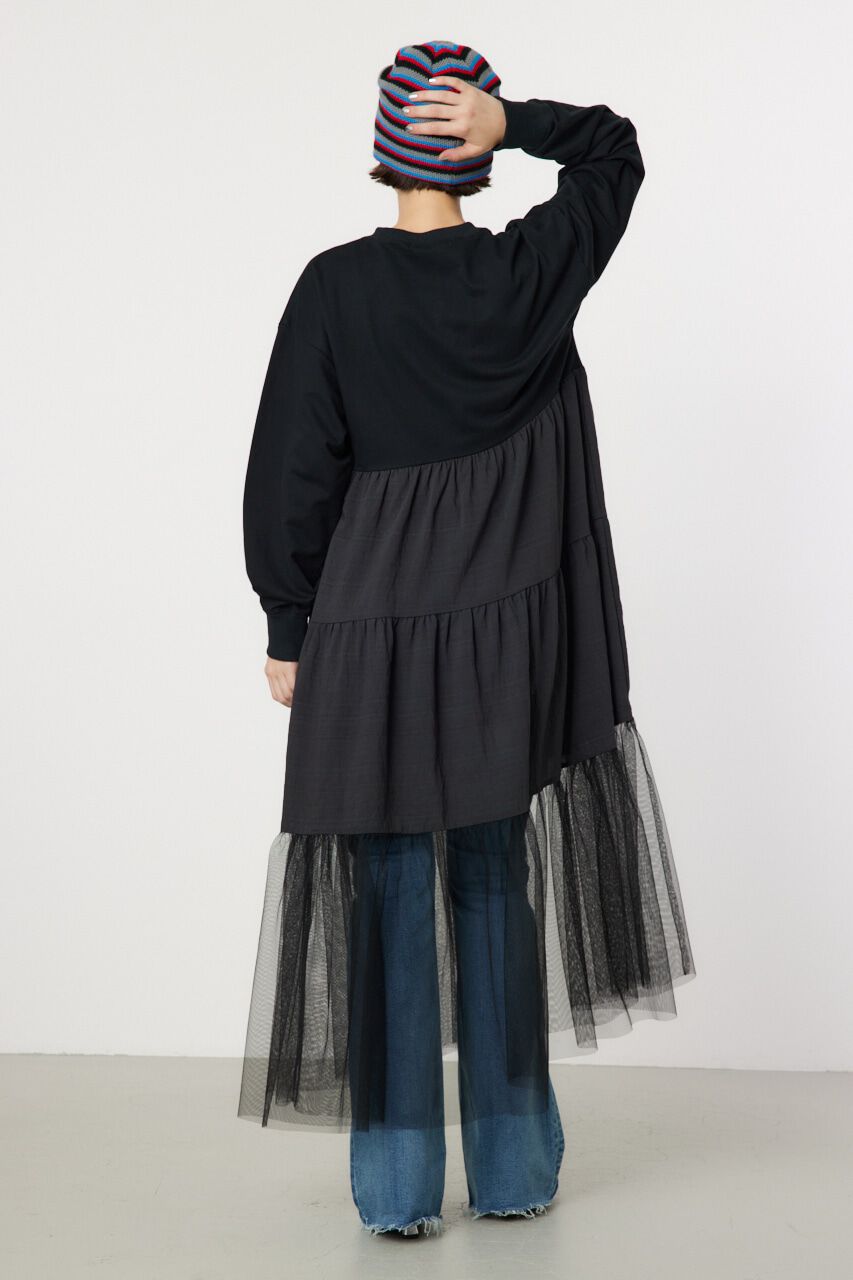 RODEO CROWNS「チュールドッキングロングワンピース」|ワンピース|