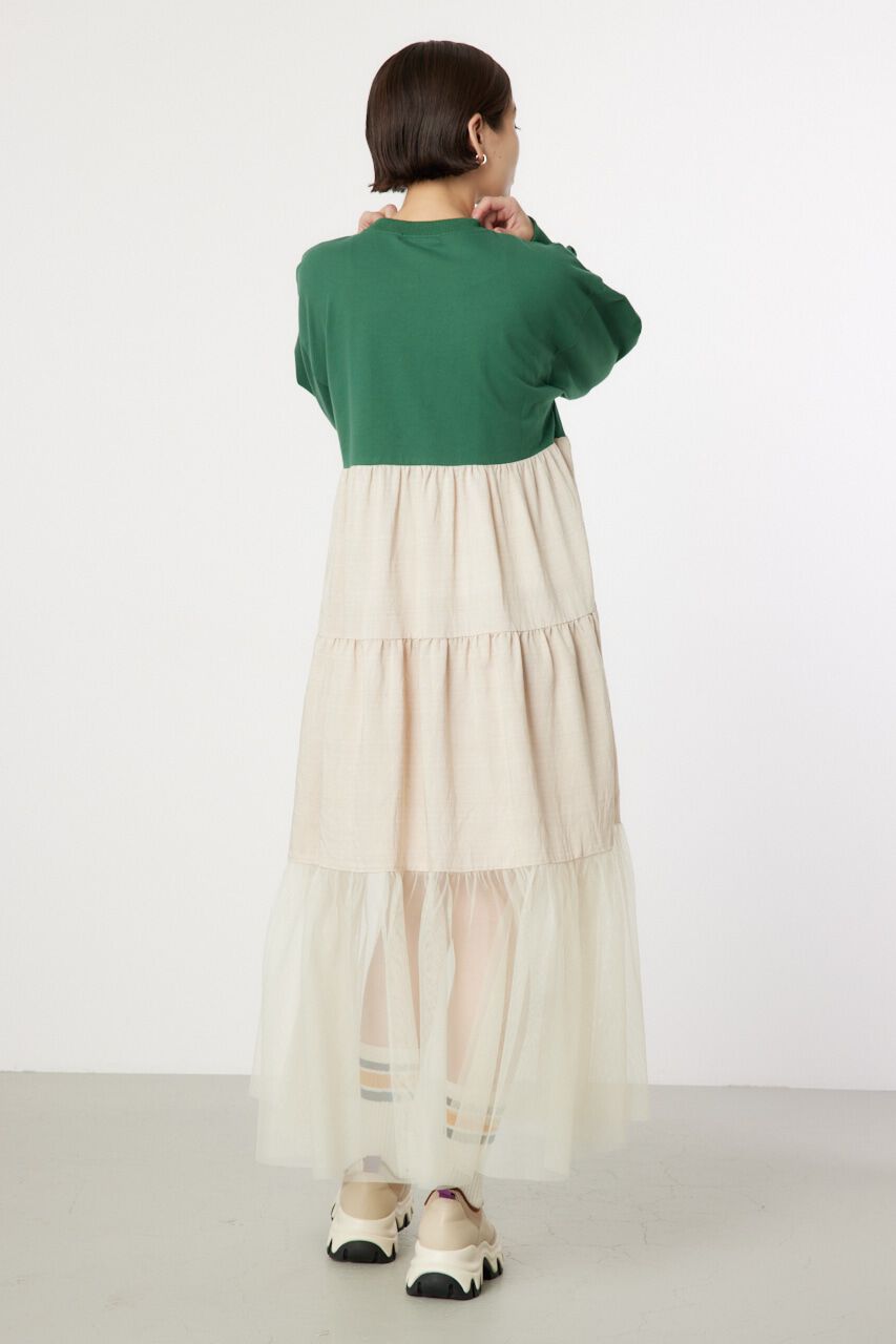 RODEO CROWNS「チュールドッキングロングワンピース」|ワンピース|