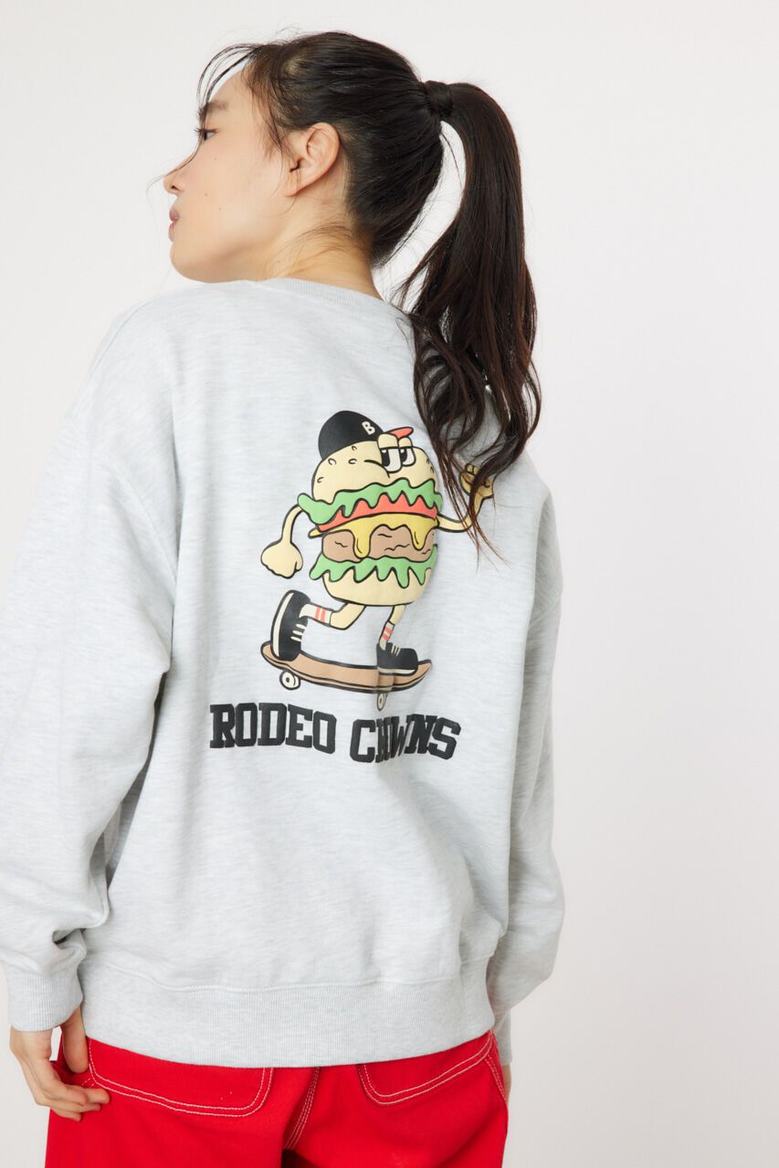 RODEO CROWNS「BURGER スウェット」|パーカー|
