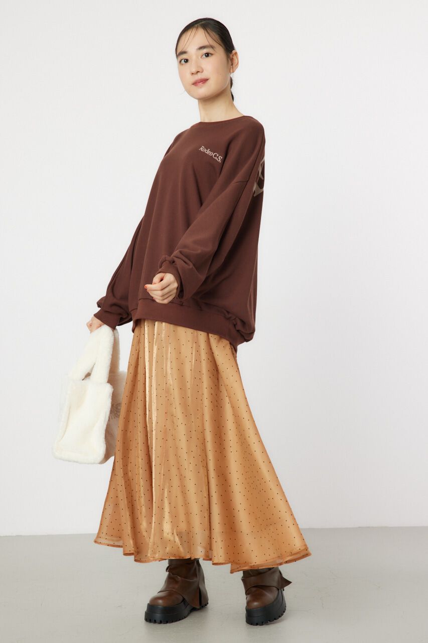 RODEO CROWNS「ドルマンバックロゴスウェット」|パーカー|