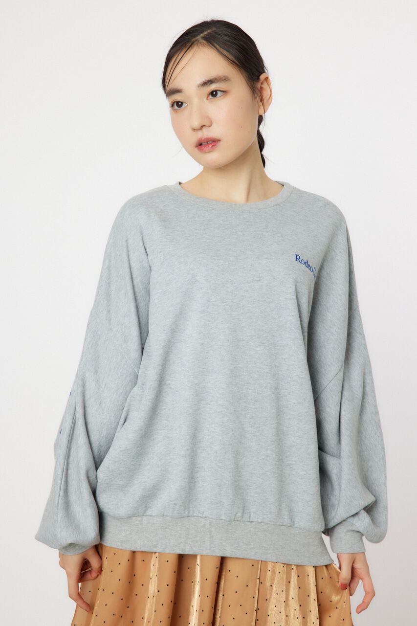RODEO CROWNS「ドルマンバックロゴスウェット」|パーカー|L/T.GRY1