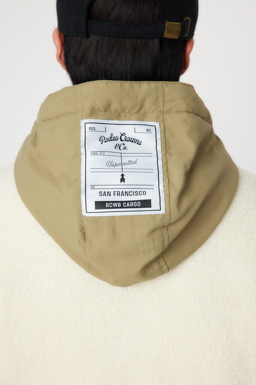 RODEO CROWNS「フーデッド ボアジャケット」|その他|