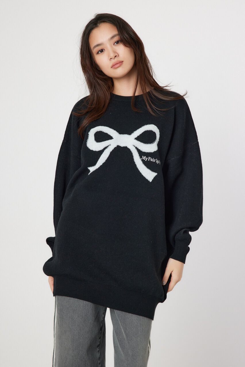 RODEO CROWNS「Ribbonニットチュニックワンピース」|ワンピース|