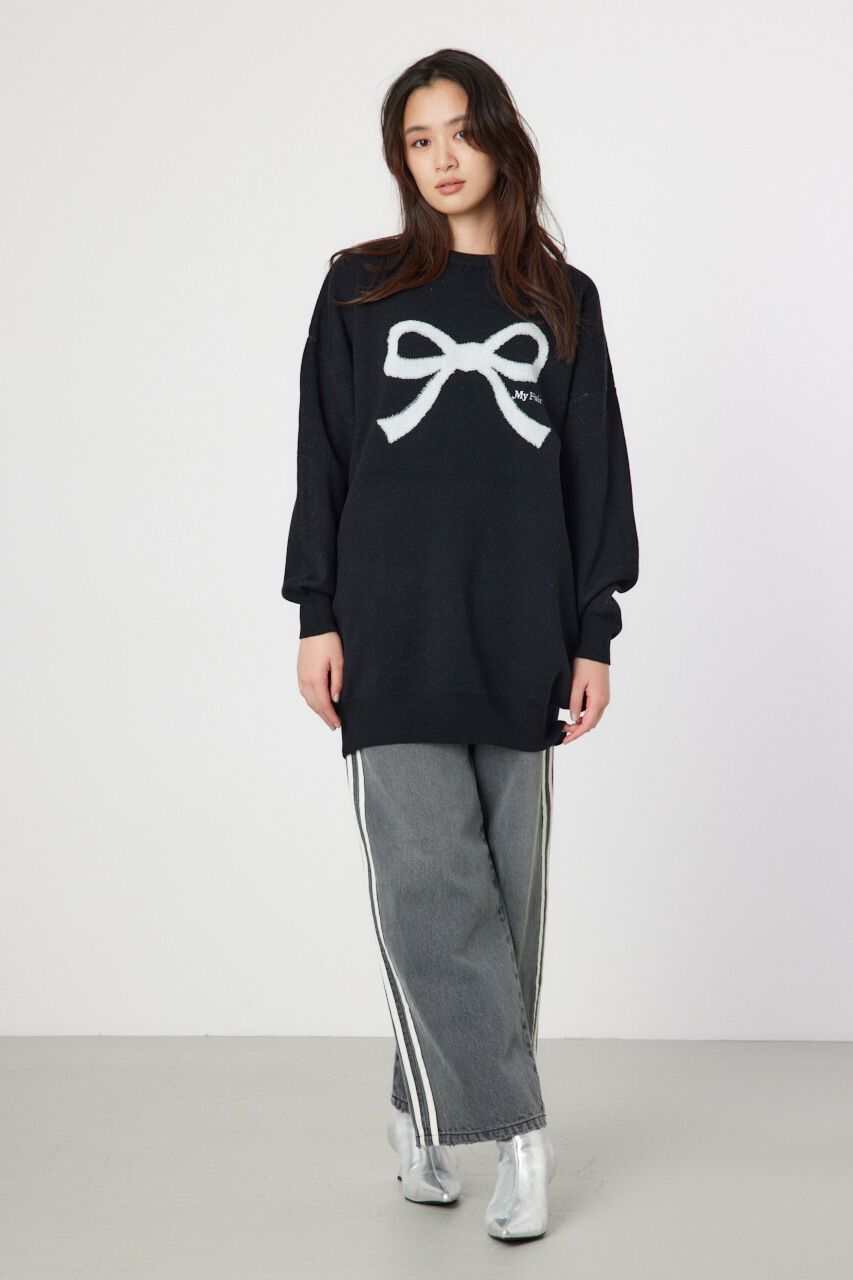 RODEO CROWNS「Ribbonニットチュニックワンピース」|ワンピース|