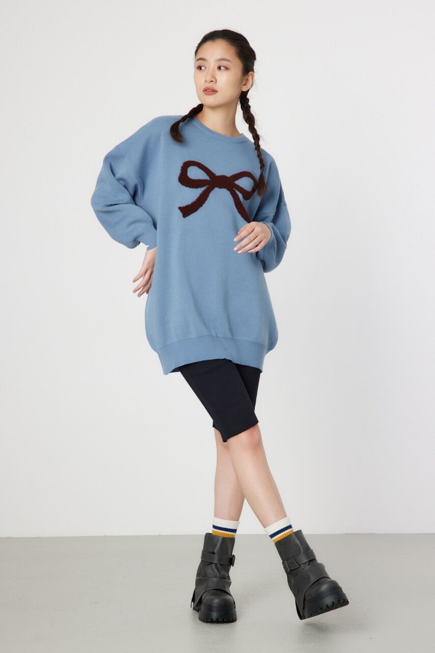 RODEO CROWNS「Ribbonニットチュニックワンピース」|ワンピース|