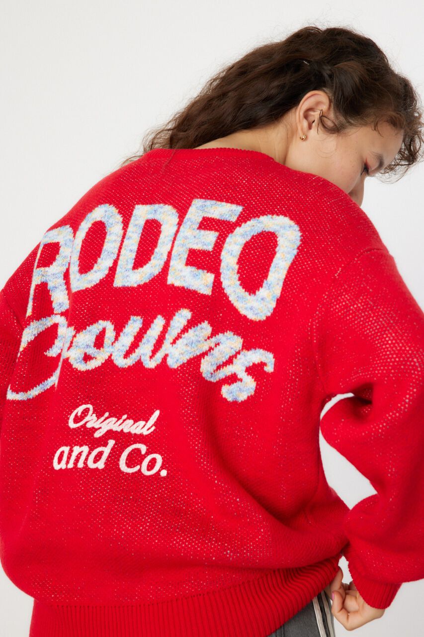 RODEO CROWNS「MIX COLOR LOGOニットトップス」|ニット・セーター|