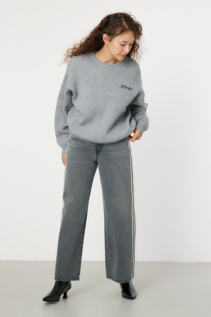 RODEO CROWNS「MIX COLOR LOGOニットトップス」|ニット・セーター|