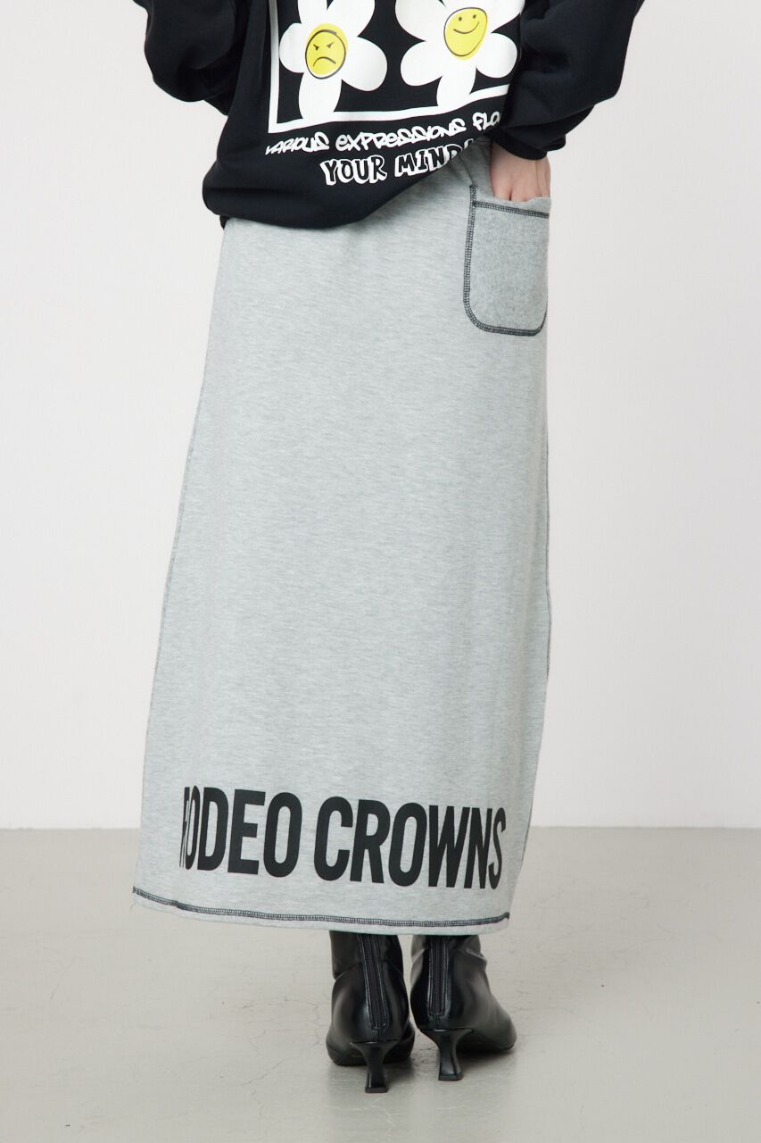 RODEO CROWNS「LOGOニットコンビスカート」|その他|