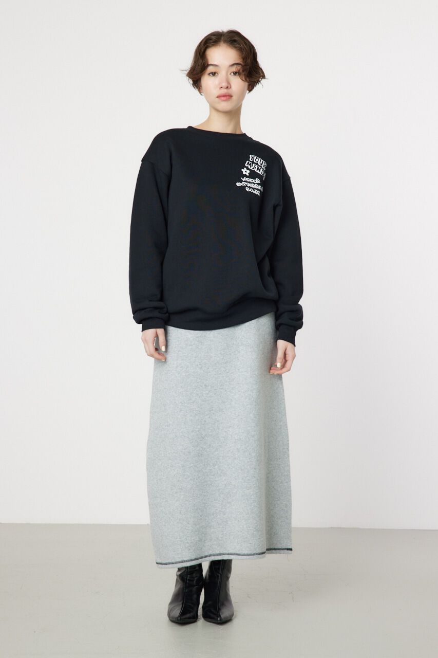 RODEO CROWNS「LOGOニットコンビスカート」|その他|