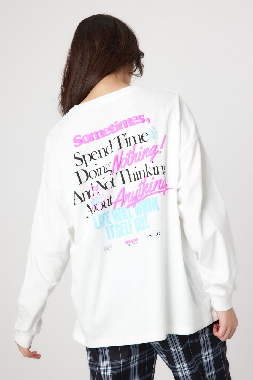 RODEO CROWNS「ONE DAY L/S Tシャツ」|Tシャツ・カットソー|O/WHT1