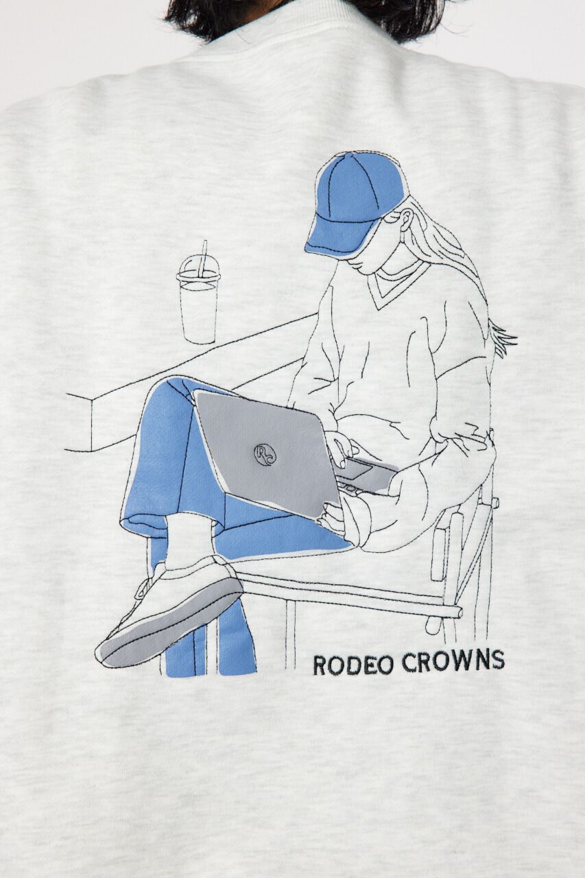 RODEO CROWNS「backgirl スウェット」|パーカー|