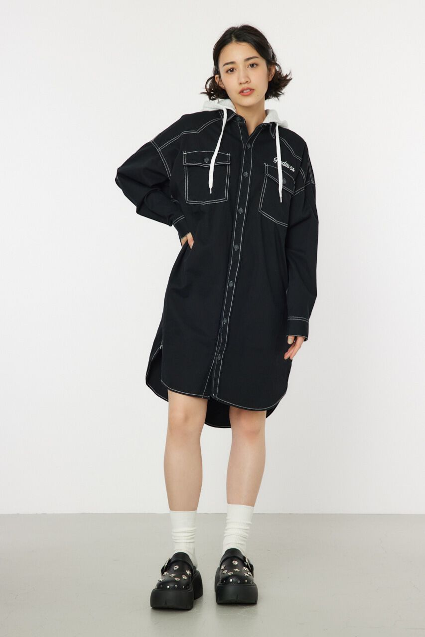 RODEO CROWNS「ウエスタンシャツワンピース」|ワンピース|