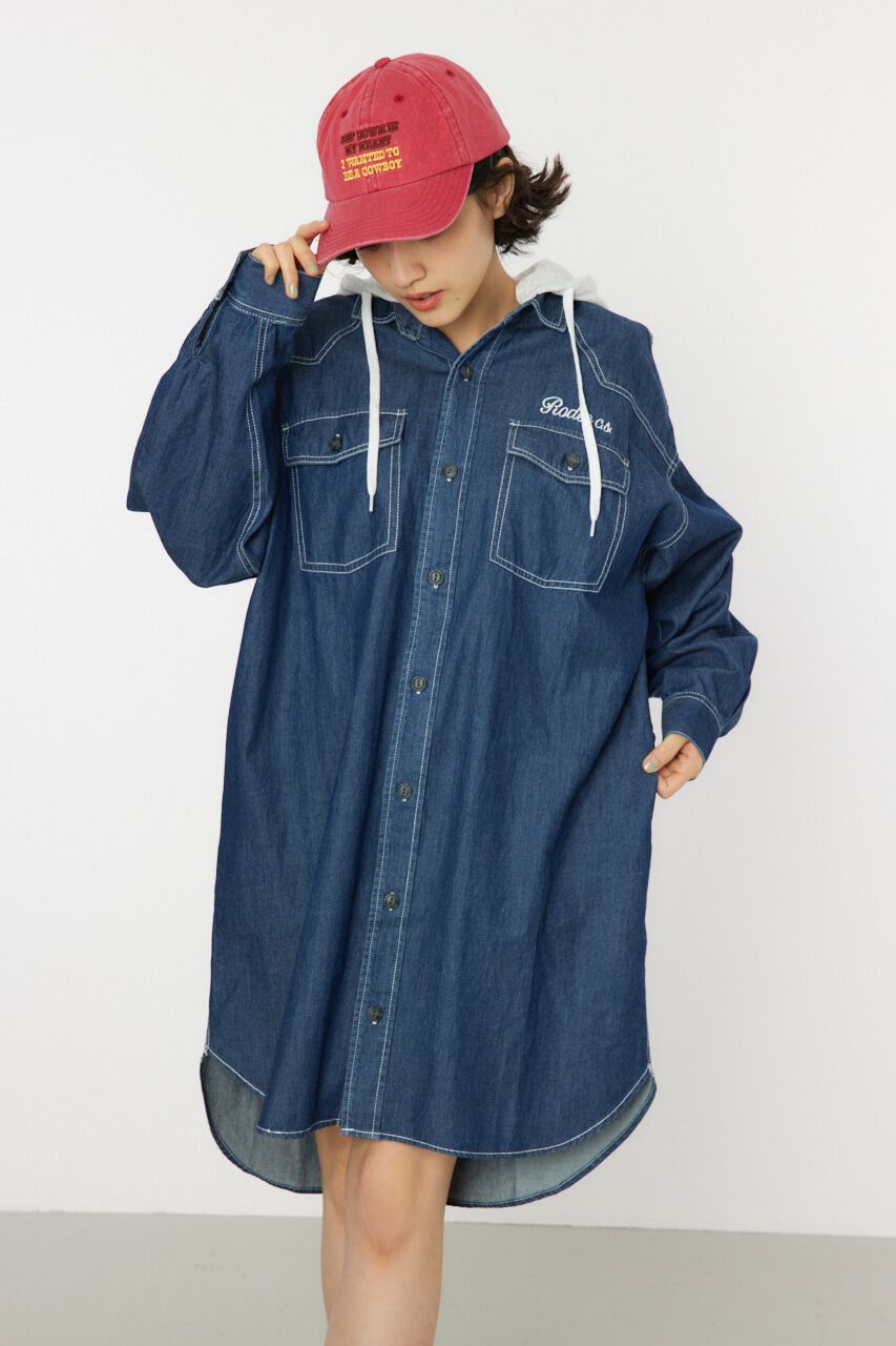 RODEO CROWNS「ウエスタンシャツワンピース」|ワンピース|