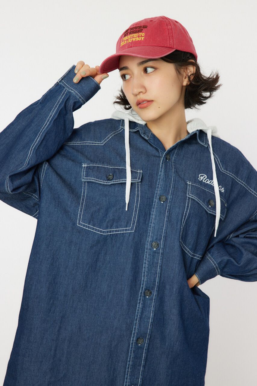 RODEO CROWNS「ウエスタンシャツワンピース」|ワンピース|