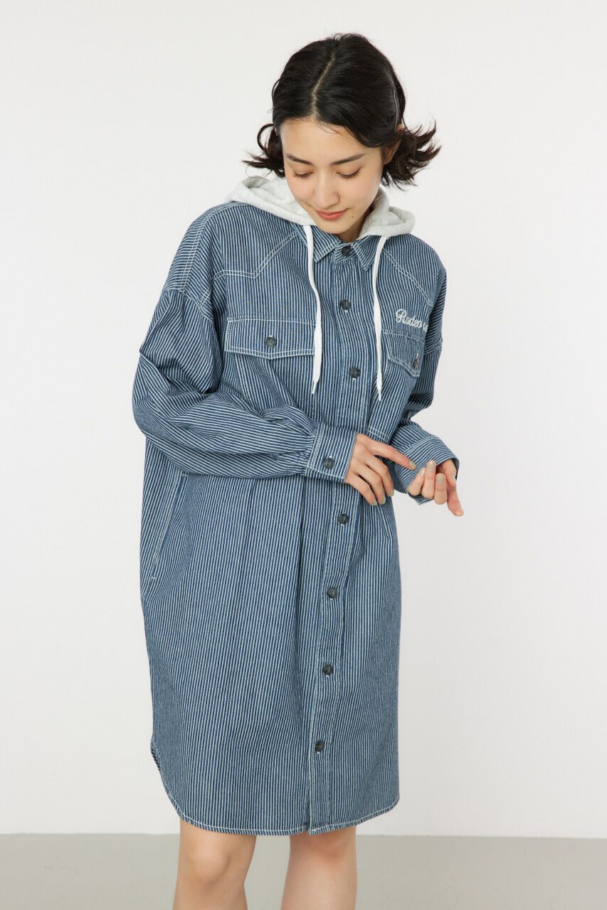 RODEO CROWNS「ウエスタンシャツワンピース」|ワンピース|