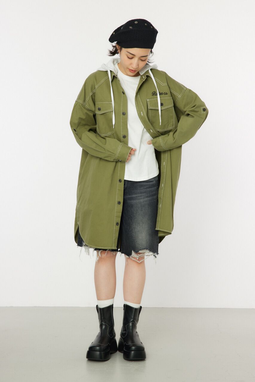 RODEO CROWNS「ウエスタンシャツワンピース」|ワンピース|