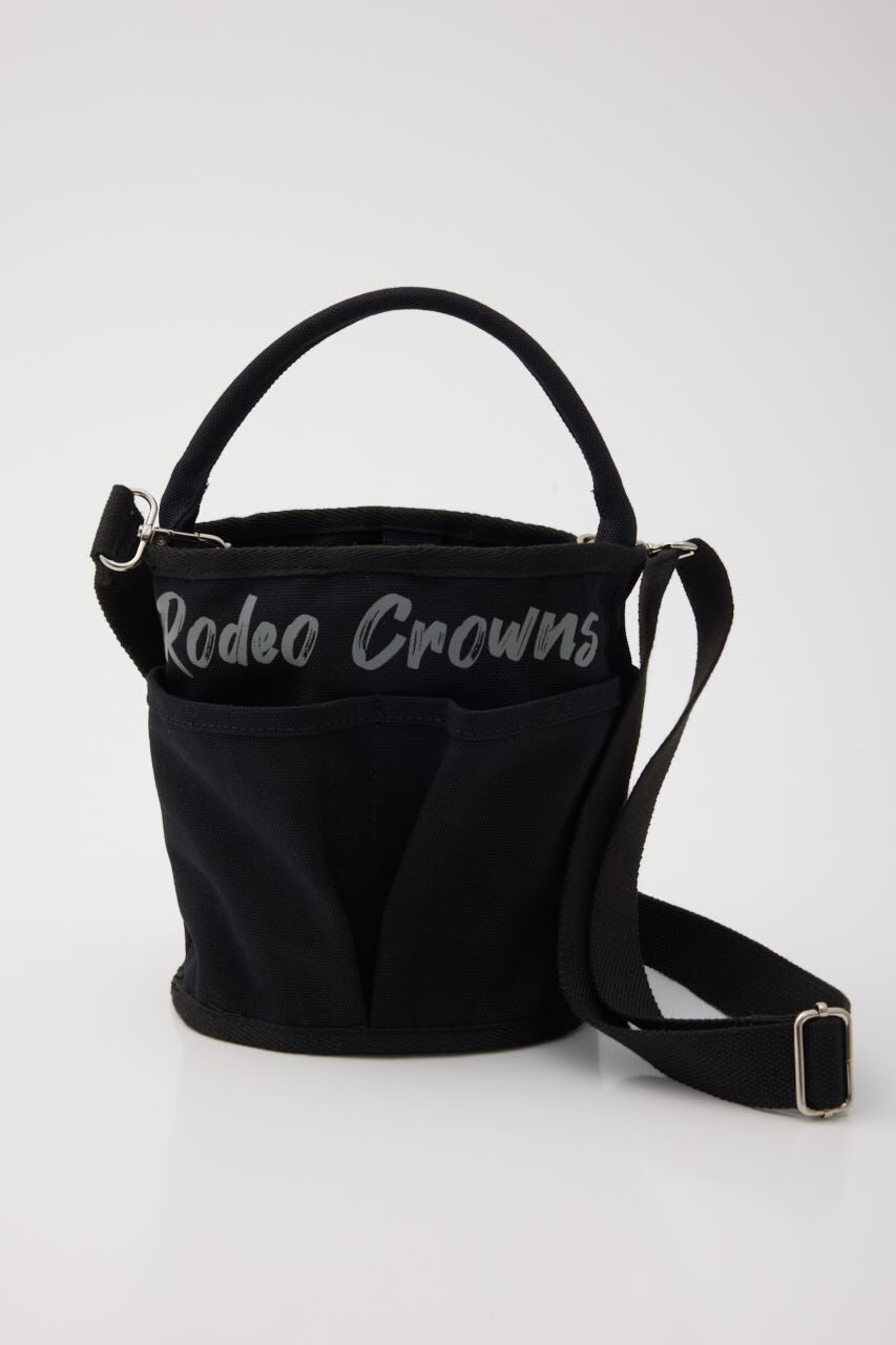 RODEO CROWNS「バケツポケットミニトートバッグ」|その他|BLK