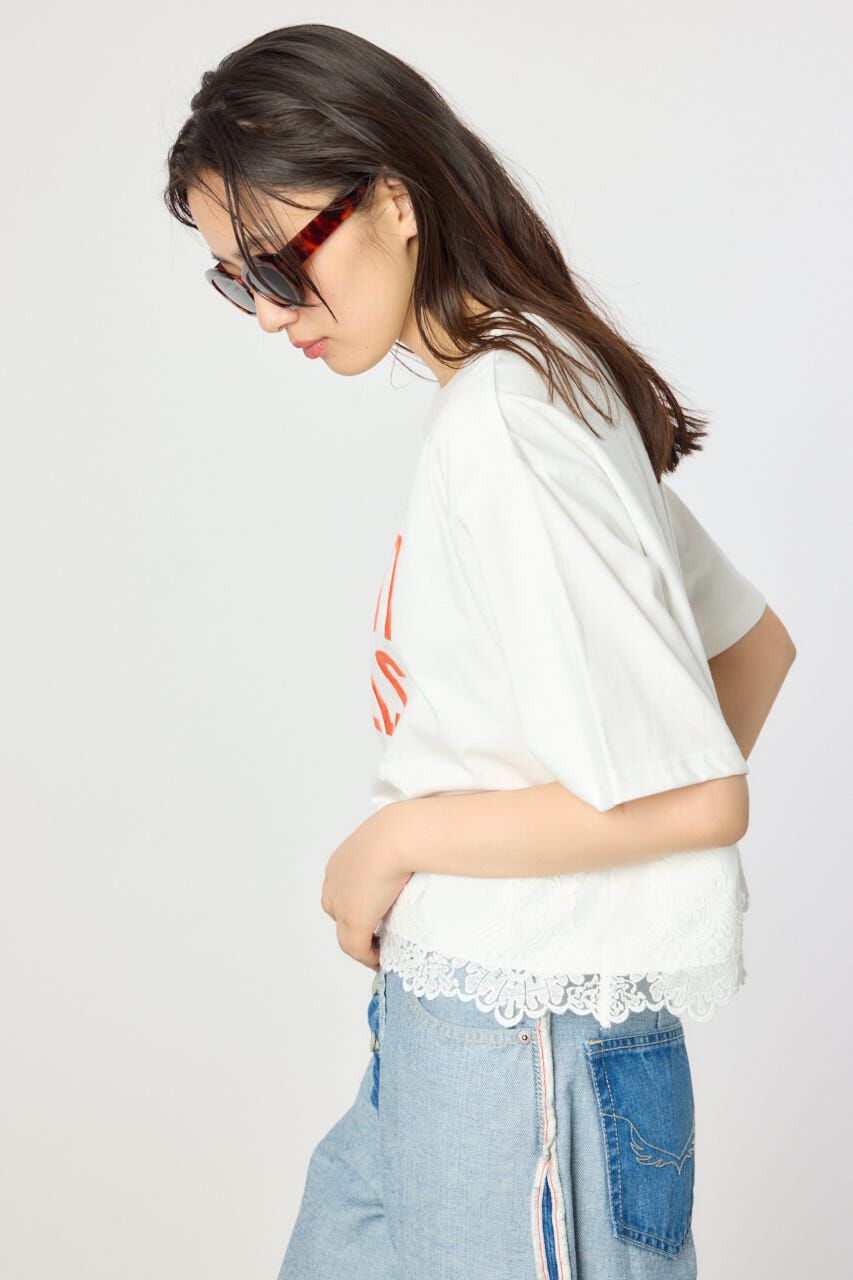 RODEO CROWNS「ヘムレースTシャツ」|Tシャツ・カットソー|
