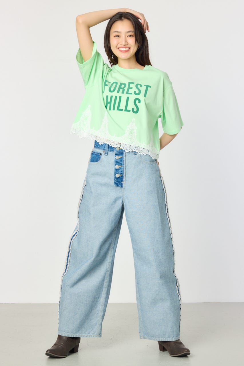 RODEO CROWNS「ヘムレースTシャツ」|Tシャツ・カットソー|