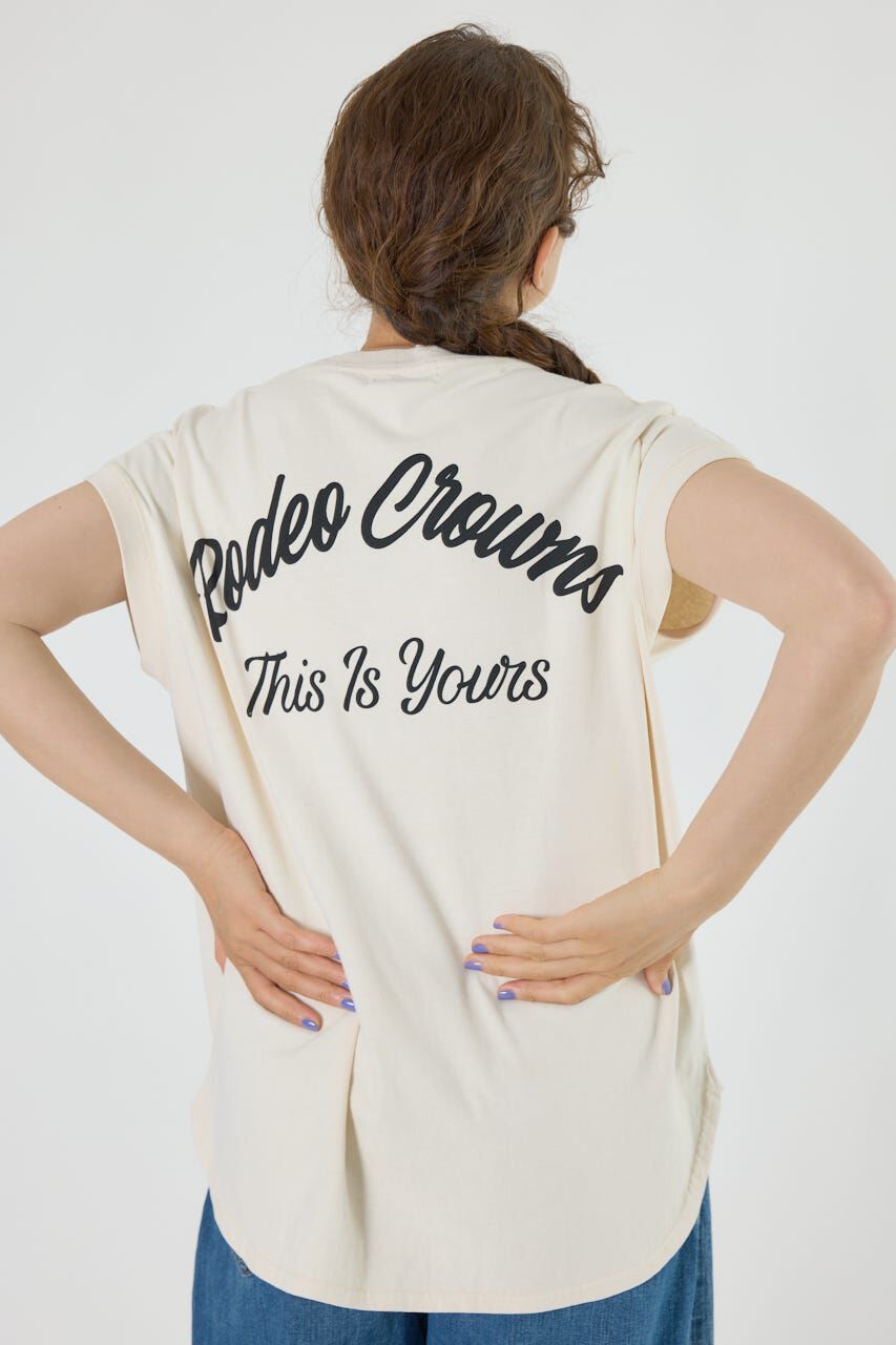 RODEO CROWNS「FADEロゴノースリーブトップス」|ニット・セーター|