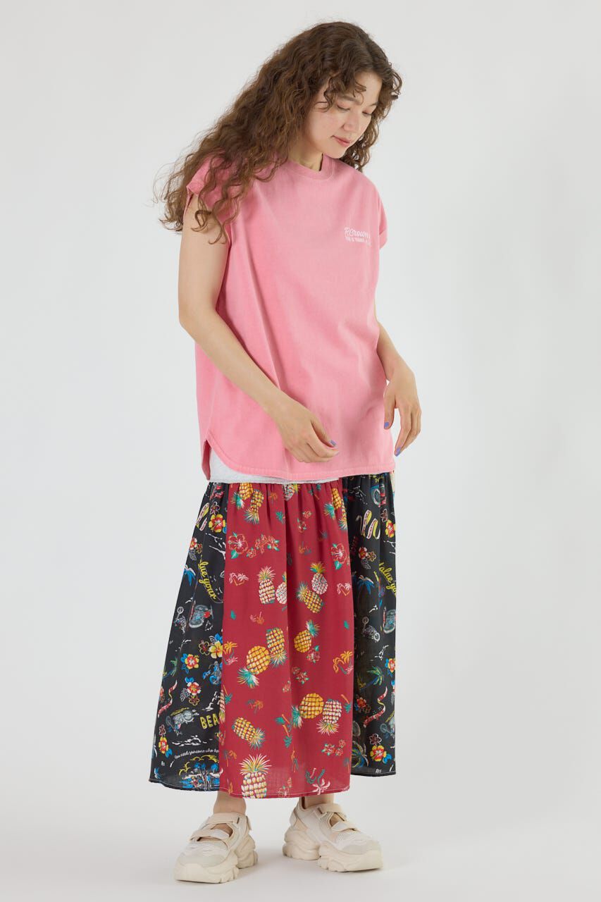 RODEO CROWNS「FADEロゴノースリーブトップス」|ニット・セーター|