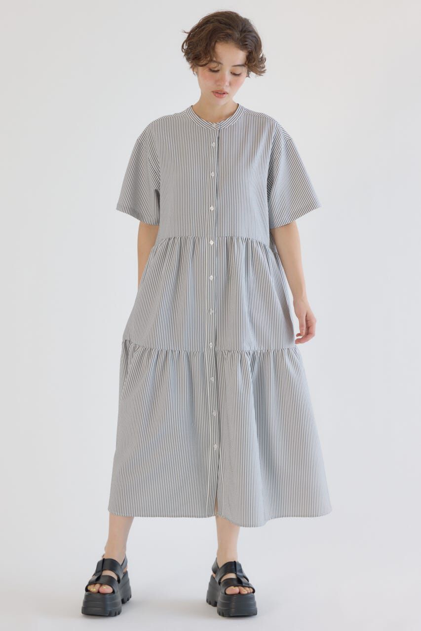 RODEO CROWNS「シアサッカーティアードワンピース」|ワンピース|