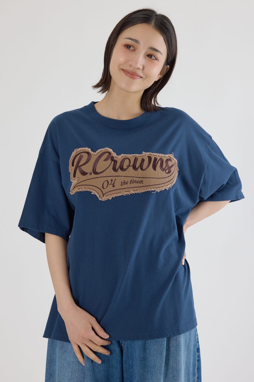 RODEO CROWNS「ツイルパッチTシャツ」|Tシャツ・カットソー|NVY