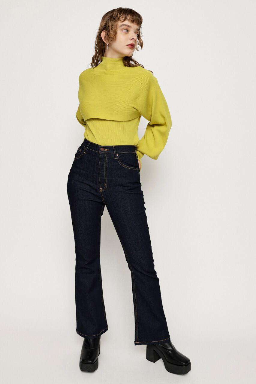 SLY「HW FLARE PT-A WITH ROICA（R）EF」|デニム|