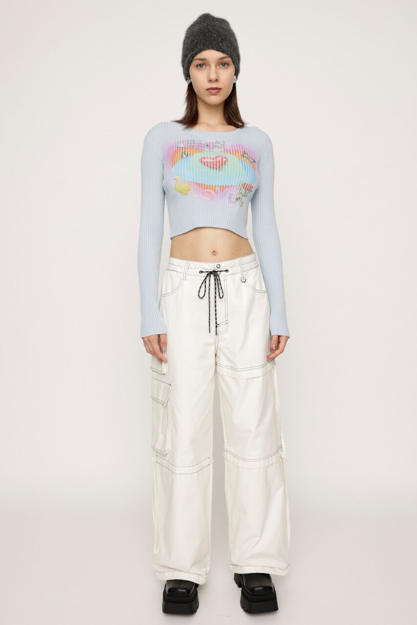 SLY「ASYMMETRY CARGO パンツ」|その他|WHT