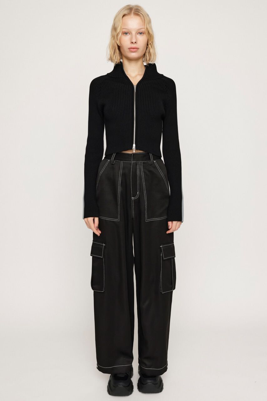 SLY「MANNISH STRAIGHT CARGO パンツ」|その他|BLK