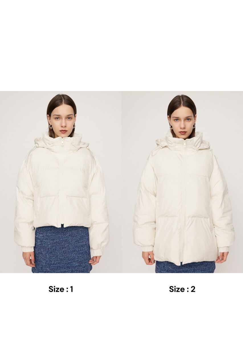 SLY「FLARE BALL HOODED PUFF ジャケット」|ブルゾン・スタジャン|