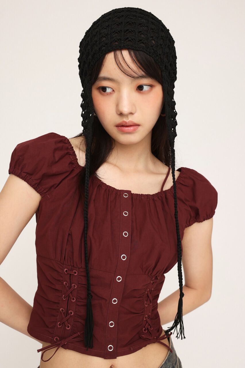 SLY「MESH KNIT FLAP キャップ」|その他|