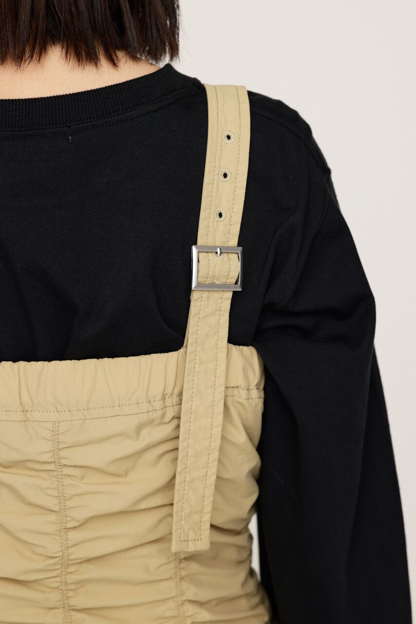 SLY「NYLON GATHER CAMI ショートワンピース」|ワンピース|