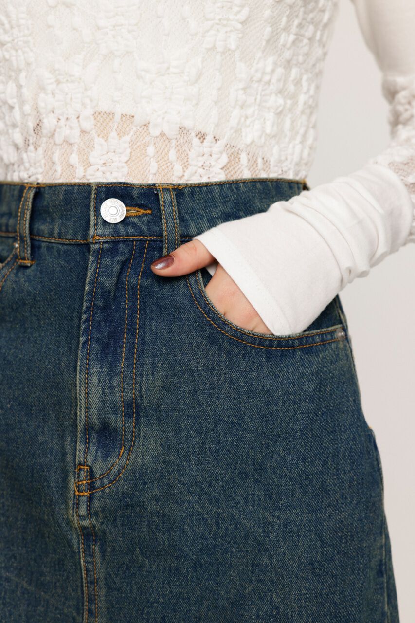 SLY「DENIM S／SK-AB」|スカート|