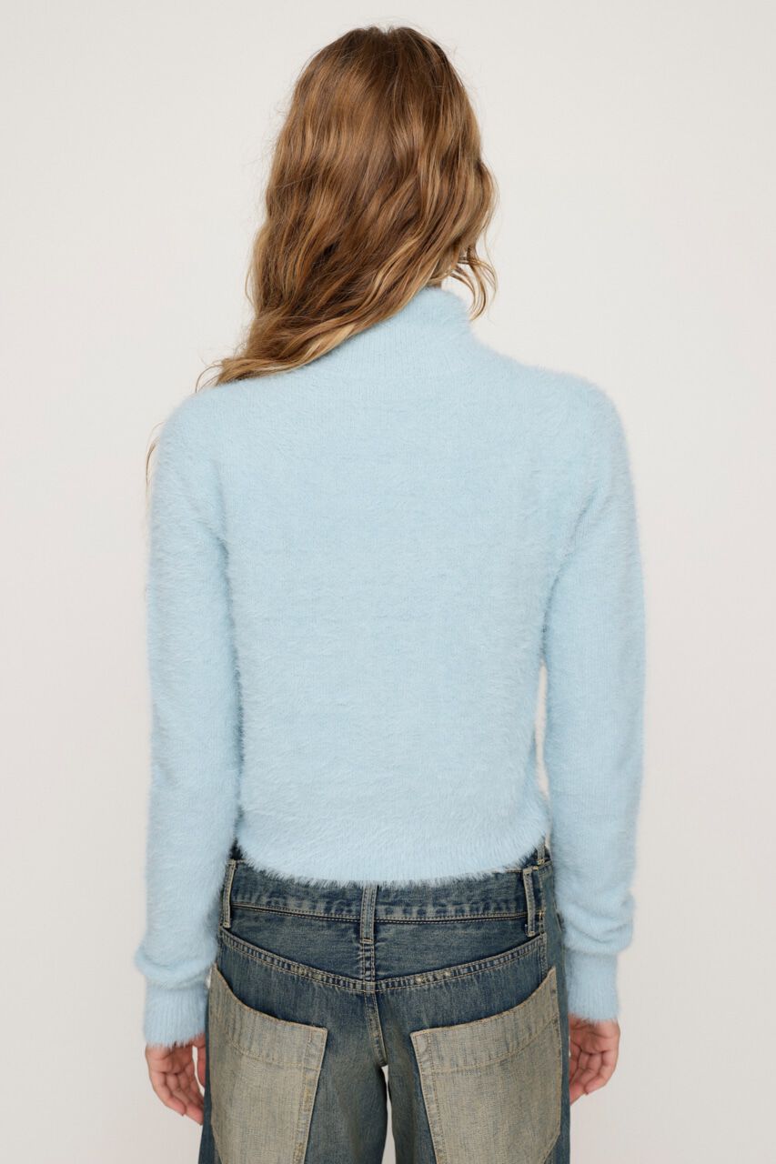 SLY「ZIP UP JQ LOGO トップス」|ニット・セーター|