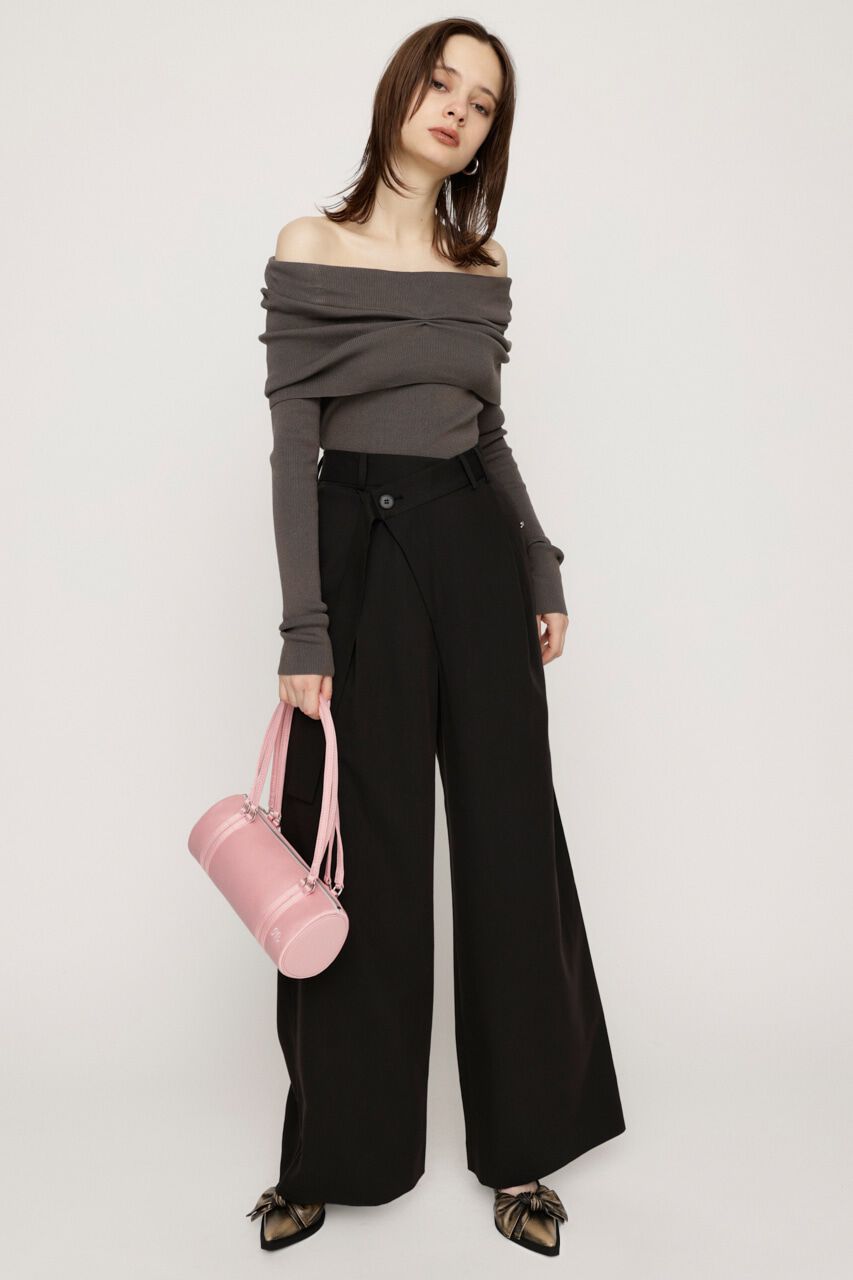 SLY「OFF SHOULDER KNIT トップス」|ニット・セーター|